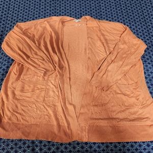 Ava & Viv Orange 4XL Cardigan